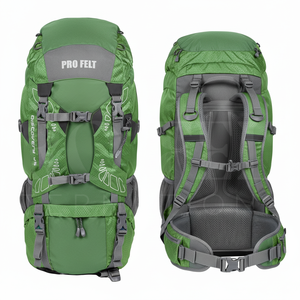 Whole Sale Accepted Private 50L Outdoor Nylon <b>Backpack</b> Custom Logo Waterproof Travel <b>Backpack</b> Lightweight Adjustable Straps Bag - Product Image 3