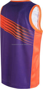 Ensemble d'uniformes de basketball personnalisés OEM pour hommes, maillot et short en maille 100% respirante Dryfit, impression par sublimation, modèle 2026 - Product Image 6