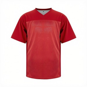 ฟิวเจอร์สคิง FK-AF-062 เสื้อฟุตบอลคอวีแขนสั้นสำหรับผู้ชายและผู้หญิง ผ้าตาข่ายระบายความชื้น โพลีเอสเตอร์ 100% สีพื้น สำหรับผู้ใหญ่ - Product Image 5
