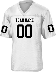 Maillots de football américain en gros, tissu interlock, broderie, logo personnalisé, fournisseur d'usine OEM, vêtements de sport de qualité supérieure - Product Image 1