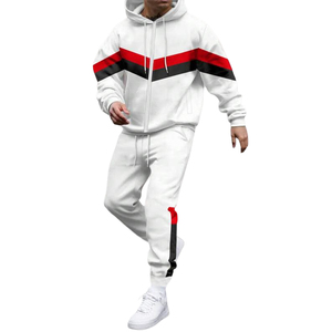 Conjunto Deportivo para Hombre, Sudadera con Capucha, Pantalones Deportivos, Transpirable, de Secado Rápido, 100% Poliéster, Ligero - Product Image 3