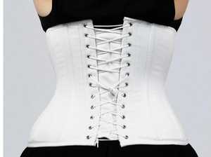 New OEM ODM Women's <b>Gothic</b> Wedding Breathable Quick Dry High Compression Canvas Underbust Waist Trainer Fashioned Bust Front - Product Image 2