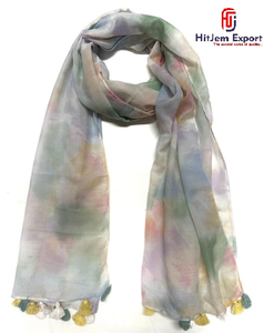 Luxury Printed Long <b>Scarf</b> Soft Fabric Head <b>Scarf</b> Custom Printed OEM ODM Custom Textile Manufacturer Wholesale Supplier - Product Image 5