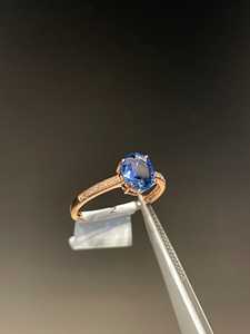 Blue Sapphire <b>Ring</b> Sterling Silver <b>Ring</b> September Birthstone Women Jewelry Minimalist <b>Ring</b> Gift For Her Elegant Fashion - Product Image 5