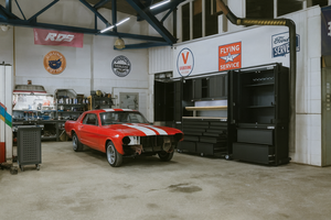 Wholesale OEM Heavy Duty <b>Tool</b> Cabinet Matte Black Powder Coated Steel Garage Storage Set for Industrial Workshop Use - Product Image 2