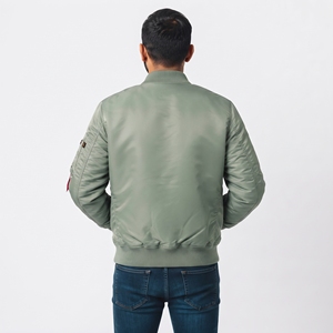 Chaqueta de Piloto MA1 para Hombre, Personalizada, Ligera, Resistente al Viento, Estilo Casual, Chaqueta Bomber con Cuello Redondo - Product Image 5
