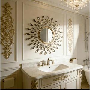 Modern Designs Gold Framed <b>Rectangle</b> <b>Mirror</b> <b>Wall</b> Mounted Bathroom Decor Glass Luxury <b>Mirror</b> <b>for</b> Home Decoration Interior - Product Image 6