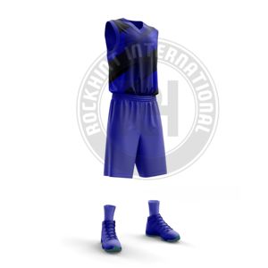 Uniforme de basket-ball de style équipe, fabriqué en tissu polyester, léger, respirant et durable pour les jours de match - Product Image 3