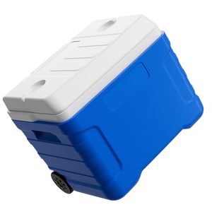 Glacière rigide portable à roulettes 45QT, étanche, conserve la fraîcheur pendant 48 heures - Product Image 1
