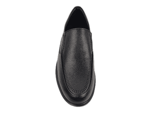 Mocasines de Cuero Genuino para Hombre, Diseño de Tejido de Cabra, Zapatos de Vestir para Oficina y Carrera, Antideslizantes, con Suela de Goma con Amortiguación de Aire - Product Image 5