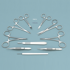 Kit de 10 Piezas de Instrumentos Quirúrgicos Veterinarios de Alta Calidad, Acero Inoxidable, Manual, Reutilizable, con Certificación CE - Product Image 2