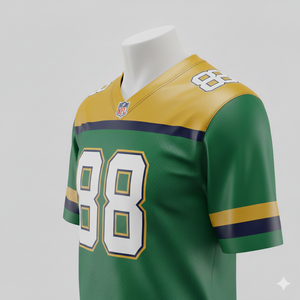 Maillot de football américain entièrement sublimé, personnalisé, respirant, à manches courtes, promotion en gros, pas cher, ajoutez des noms gratuitement, t-shirts pour adultes - Product Image 2