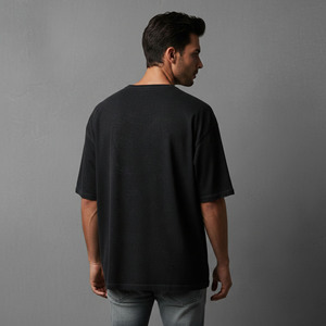 2026 Top Trendy 100% cotton men's T-Shirt Eco-Friendly <b>Hip</b> Hop Style Custom Blank solid color Anti-Wrinkle t-shirt <b>for</b> man - Product Image 3