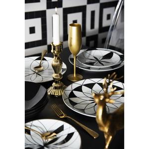 Set di 6 Flûte da Champagne Excelsa Dorate 21 Cl, Calici in Metallo Eleganti per Feste - Product Image 2