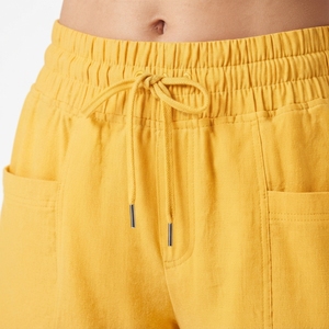 Shorts de Poliéster de Cintura Alta para Mujer, Estampado de Leopardo, Cordón Ajustable, Impermeables, Casuales, con Bolsillos, Corte Regular, Transpirables, Tela Oxford - Product Image 3