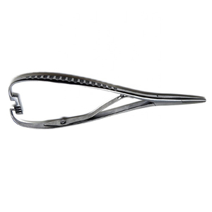 Pince à micro-aiguilles de 6 pouces en acier inoxydable, à verrouillage manuel, pour chirurgie, certifiée CE - Meilleures ventes - Product Image 6