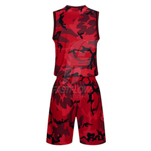 Vêtements de sport d'extérieur personnalisés de haute qualité, respirants, en polyester 100%, uniforme de basket-ball pour adultes - Product Image 5