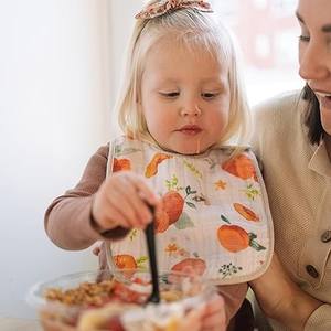 Bavoirs en mousseline de qualité supérieure 100% bambou légers pour usage quotidien - Product Image 3