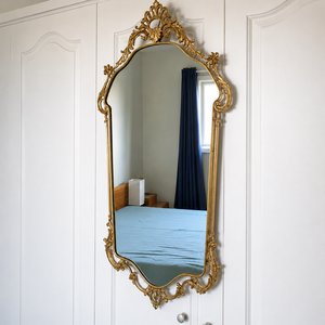 Ornate Gold Baroque <b>Wall</b> <b>Mirror</b> Vintage Decorative Full Length Bedroom Wardrobe <b>Mirror</b> Luxury Home Decor Accessories - Product Image 2