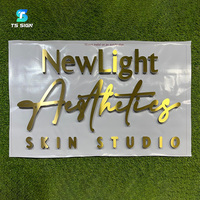 Lettres en acrylique brillant de haute qualité, non éclairées, en relief, pour l'extérieur et l'intérieur, personnalisables, n'importe quel design, pour mur, bâtiment, enseigne extérieure commerciale