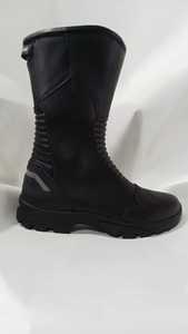 Bottes de moto en cuir de vache véritable pour hommes et femmes, bottes de moto personnalisées, bottes de moto imperméables, chaussures de course pour motards - Product Image 4