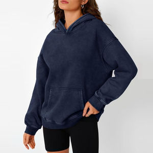 Nouvelle Arrivée : Sweat à Capuche Femme Tendance à Manches Longues Respirant Effet Délavé – Idéal Hiver - Product Image 4
