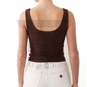 Top Deportivo de Mujer, Nuevo Estilo, de Algodón y Fibra de Bambú, de Alta Calidad, Transpirable, Ecológico, de Secado Rápido, Tejido - Product Image 5