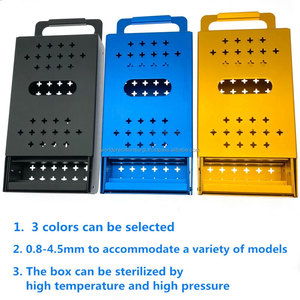 Caja de esterilización de alambres de Kirschner de precisión quirúrgica mundial, kit quirúrgico de acero inoxidable, bandeja de almacenamiento de agujas ortopédicas CE - Product Image 4