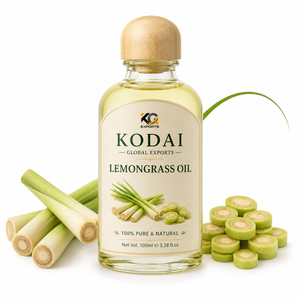 Aceite Esencial de Limoncillo de Tamil Nadu 100% Puro y Natural de Primera Calidad, Destilado al Vapor, para Aromaterapia y Cuidado Facial, Kodai Global Export - Product Image 1