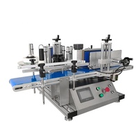 Alibaba Chine fournisseur étiqueteuse automatique/plate étiqueteuse bouteille machine d'étiquetage avec codeur