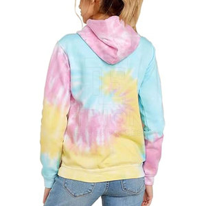 Sudaderas con Capucha Tie Dye para Uso en Exteriores, Precio al por Mayor, Ropa de Moda a Bajo Precio, Sudaderas con Capucha Tie Dye para Mujer - Product Image 4