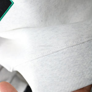 Sudadera de cuello alto LYNCH ASH GREY 100% verde caza con apliques bordados, sudadera de cuello ancho CLUSH INDUSTRIES - Product Image 4