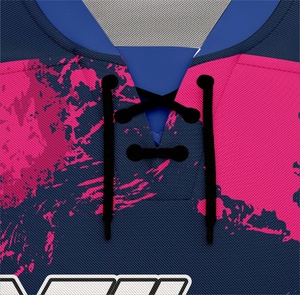เสื้อเจอร์ซีย์ฮ็อกกี้น้ำแข็งแห้งเร็วออกแบบได้ตามต้องการ - Product Image 4