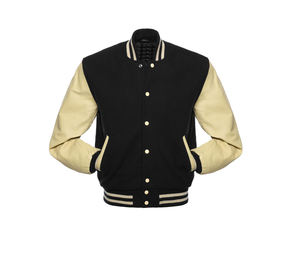 Veste de baseball varsity pour homme de haute qualité OEM avec broderie en chenille et manches en cuir, veste bomber varsity pour homme - Product Image 4