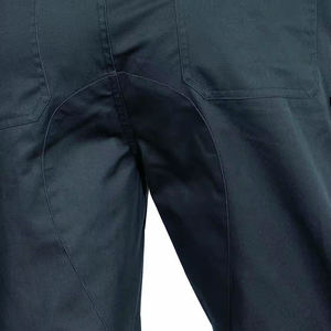 Combinaison de travail bleu marine pour homme avec bordure jaune et plusieurs poches pour usage industriel - Product Image 6