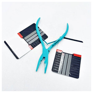 Pince à extensions capillaires en acier inoxydable de qualité chirurgicale professionnelle, micro-perles, logo personnalisé, poignée ergonomique antidérapante, précision - Product Image 1