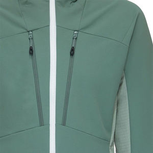 Veste bomber en toile imperméable personnalisée pour femmes IRSA SPORTS, logo uni, coupe-vent d'hiver, décontractée avec poignets côtelés - Product Image 5