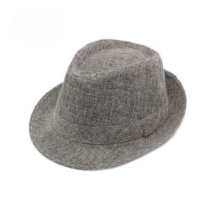 Chapeau Fedora en Lin d'Été Décontracté pour l'Extérieur, Protection Solaire, Fête à la Plage, Tendance, Léger, Respirant, Unisexe - Product Image 3