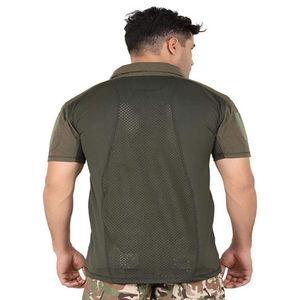 Nuevas Camisas Tácticas Casuales de Manga Corta con Cremallera, de Poliéster y Algodón, para Protección y Seguridad, Estilo Moderno - Product Image 5