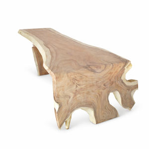 Exclusiva Mesa de Comedor de Madera Suar Hecha a Mano, Ecológica, con Acabado Natural, de Lujo, para Restaurante, Hogar Moderno e Interior - Product Image 2