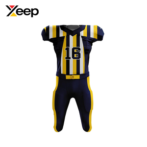 Uniforme de Fútbol Americano Personalizado XEEP Transpirable XC-AFU-35 para Hombre Adulto, Poliéster Estampado por Transferencia de Calor de Alta Calidad - Product Image 1