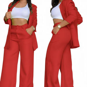 Blazer para Mujer, el Más Popular, Color Sólido, Manga Larga, un Solo Botón, Blazers de Oficina, Traje para Mujer, Chaquetas de Negocios para Mujer - Product Image 3