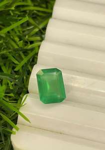 8.40X6.30MM, ESMERALDA NATURAL CON CORTESÍA OCTAGONAL. HERMOSA ESMERALDA PARA JOYERÍA. - Product Image 2