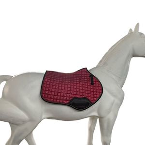 Almohadilla de Silla de Montar de Poliéster Premium con Brillo, Logotipo Personalizado, Multicolor, Amortiguadora de Impactos para Equinos - Product Image 1