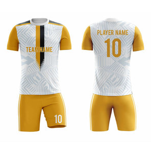 Conjunto de Camiseta de Fútbol Personalizable para Hombre, 100% Poliéster Sublimado, Nombre del Equipo, Absorbe la Humedad, Manga Corta, Ajuste Atlético, para Todas las Temporadas - Product Image 2