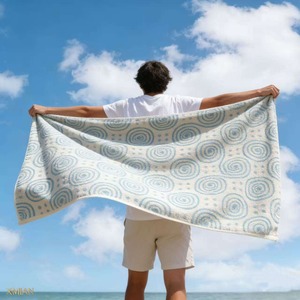 Custom Modern 100% Cotton Jacquard Towel, Hypoallergenic Breathable All Season for Home Use - Product Image 1