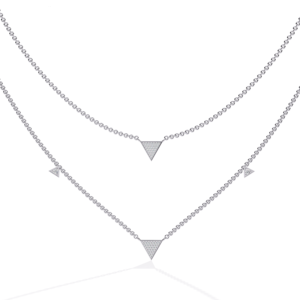 Collier en or 10K 14K 18K avec diamant fin 0,30 ct, pendentif solitaire en diamant naturel véritable pour femmes, fabriqué par une usine de bijoux en gros. - Product Image 3