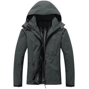 Wholesale <b>Men</b> <b>Rain</b> <b>Jacket</b> Adjustable Hood Breathable Waterproof Durable Travel Clothing <b>Men</b> Winter <b>Jacket</b> - Product Image 1