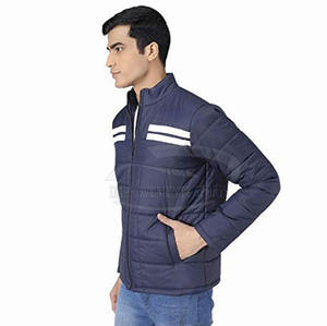 Chaqueta acolchada personalizada para hombre, Abrigo acolchado con burbujas de invierno para hombre, chaqueta de hombre de talla grande con logotipo personalizado, chaqueta de hombre de talla grande con diseño de burbuja - Product Image 2