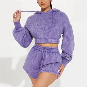 Sweat-shirts sportifs surdimensionnés pour femmes, demi-zip, décontractés, à capuche, tricotés, pour l'hiver, fabricant direct - Product Image 5